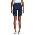 thumbnail image 2 of RealSize Women's 2-Pocket Pull On Stretch Shorts, Available in Petite Sizing, 2 of 4
