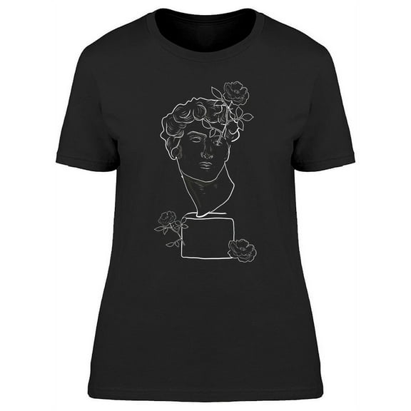 Head Of David Statue T-Shirt Women -Image by Shutterstock, Female Large