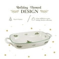 thumbnail image 3 of Spode Christmas Tree Oval Breadbasket, 12 Inch Handled Bowl for Fruit, Bread, Cookies - Porcelain Gift, Holiday Serveware & Oven to Table Lasagna Dish, Dishwasher Safe Tableware, 3 of 7