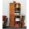thumbnail image 3 of Concepts in Wood Storage Cabinet, 72 inch with 5 Shelves - Oak Finish, 3 of 9