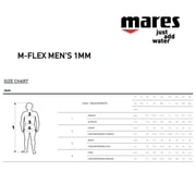Mares 1mm M-Flex Men's Full Wetsuit