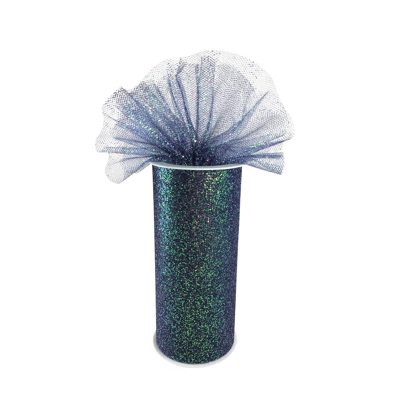 12 Pack: 6" x 8yd. Iridescent Chunky Glitter Tulle by Celebrate It