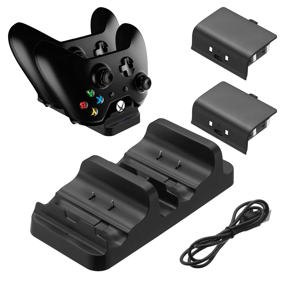 Dual Charging Dock Station for XBOX One Controller Charger with 2
