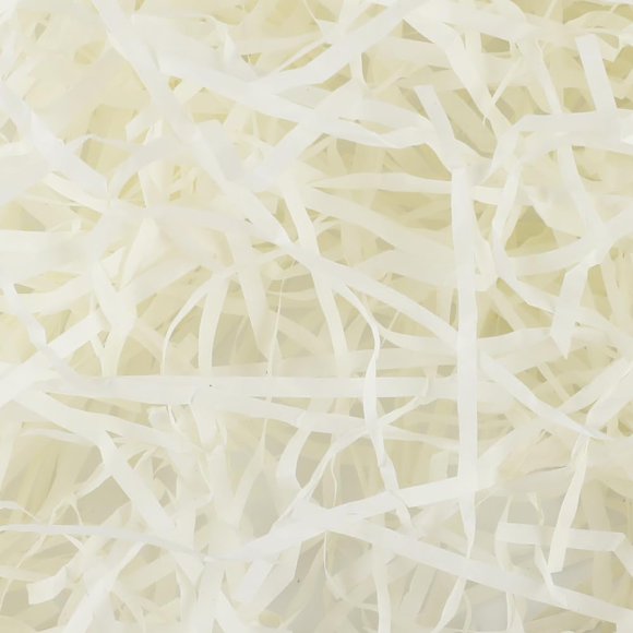 Papel arrugado blanco BoxSkivra de 2 libras para cestas de regalo