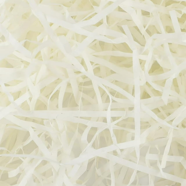 Papel arrugado blanco BoxSkivra de 2 libras para cestas de regalo