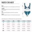 thumbnail image 6 of Wukai Nurse Doctor Gnomes Women's Bikini Set Two Piece,wimsuit High Waisted V Neck Twist Front Adjustable Spaghetti Straps Bathing Suit-Large, 6 of 7