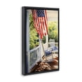 thumbnail image 3 of Stupell Industries Rustic Lodge Vintage American Porch Black Floating Frame Canvas Art, 17 x 25, by Petals Prints Design, 3 of 8