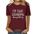 thumbnail image 1 of LSLJS Mode Femmes Col Rond Manches Courtes Imprimé T-Shirt Blouse Décontractée Hauts, Cadeaux pour Femmes, 1 of 4