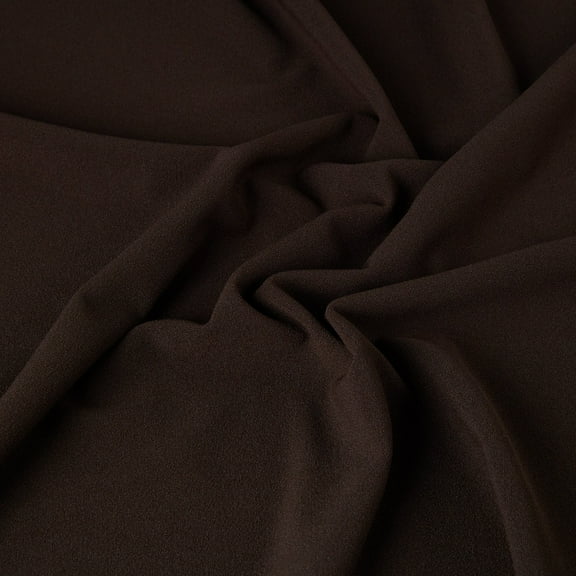 Zelouf Jones Suiting Knit , Sewing, DIY, Crafts Fabric by the Yard, Chocolate Brown, 3 Yard