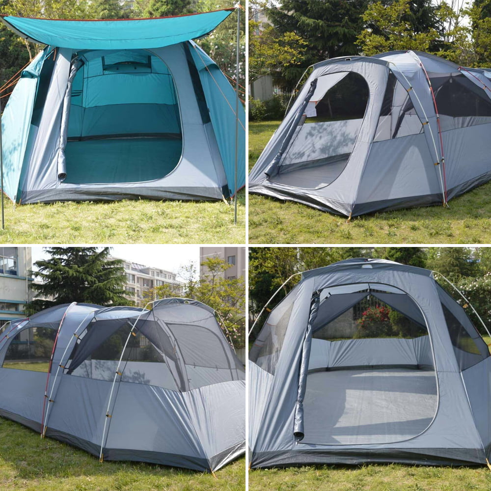 NTK Super Arizona GT up to 12 Person 20.6 by 10.2 by 6.9 Height Foot Sport  Family XL Camping Tent 100% Waterproof 2500mm Tent - Walmart.com