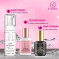 thumbnail image 4 of Pegamento para extensiones de pestañas LONRIS Platinum Extra Strong, 10 ml, 4 of 8