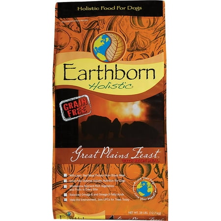 Earthborn Holistic Grain-Free Great Plains Feast With Bison Meal Dry Dog Food, 28