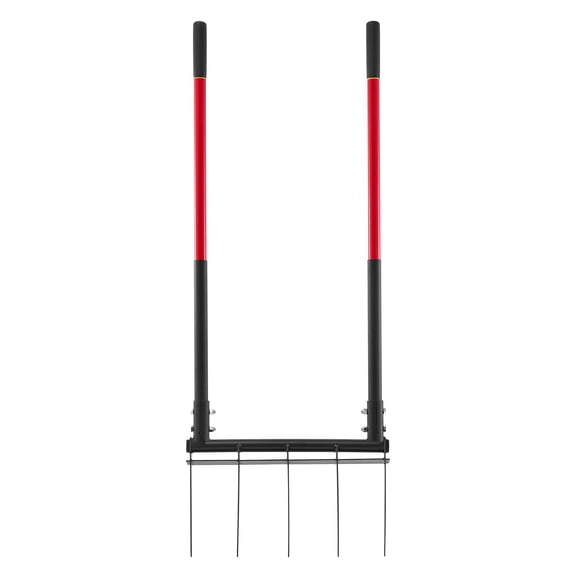 Heavy Duty Broadfork with 5 Tines,Ergonomic U-Shaped Fiberglass Handles for Composting,Soil Aeration,and Garden Tilling