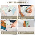 thumbnail image 6 of Happy Cats Faces LED Desk Lamp Table Lamp USB Bedside Nightstand Small Lamp for Bedroom Living Room Kids Room, 6 of 8