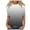 Grey, variant on Elbow-Length Womens Summer Tops Soft Cool Gradient Casual T-shirts Crew Neck Workout Shirt Loose Pullover