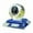 Blue, variant on Car Crystal Perfume Seat with Clock - Elegant Decor & Aroma Diffuser for Your Vehicle