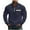 Navy, variant on SSAAVKUY Men's Quilted Sweatshirt Casual Long Sleeve Outdoor Padded Standing Collar Quarter Zipper Pullover Sweatshirt Army Green 12