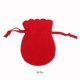 thumbnail image 4 of Sonducket 50 Uds bolsa de joyería con cordón de doble cara bolsa de elevación de pila regalos adornos de franela redonda embalaje de joyería boda Ropa, zapatos y accesorios Miscelánea Rojo Sonducket AP015690-01, 4 of 6