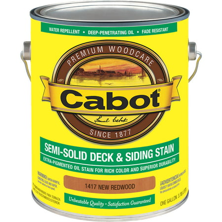Cabot Semi-Solid Deck & Siding Stain (Best Stain For Composite Decking)