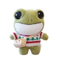 thumbnail image 1 of Visland Plush Doll Cartoon Interesting Expression Vivid Frog Plush Toy for Children, 1 of 8