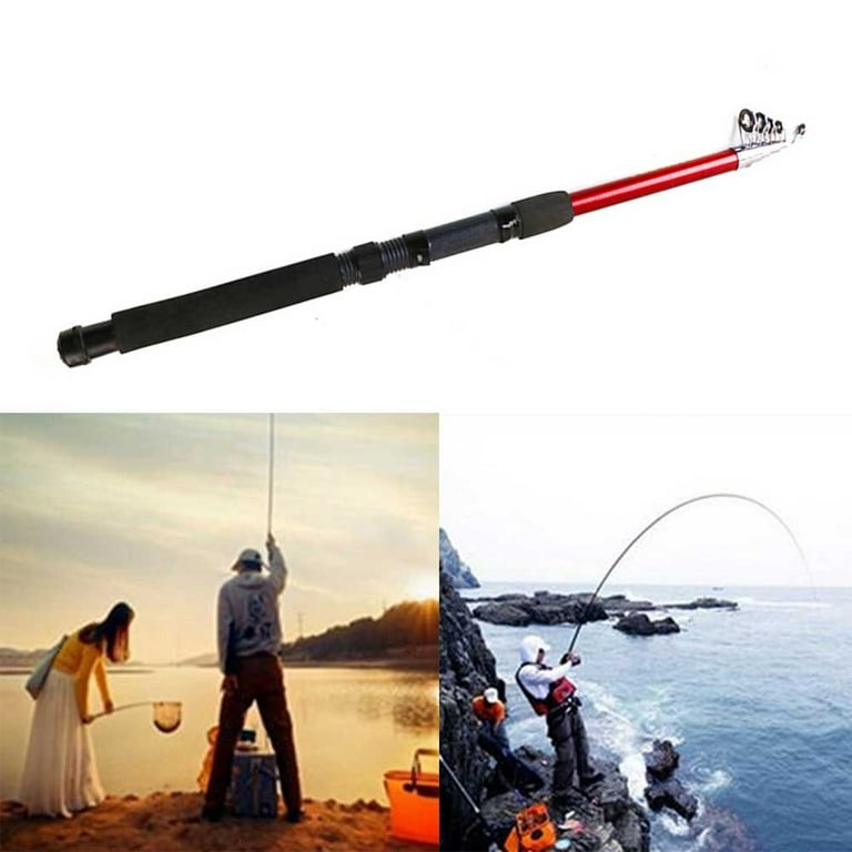 Small And Portable Telescopic Sea Pole Fishing Rod Fiberglass 1 8M 3 0M Small And Portable Telescopic Sea Pole Fishing Rod Fiberglass 1 8M 3 0M