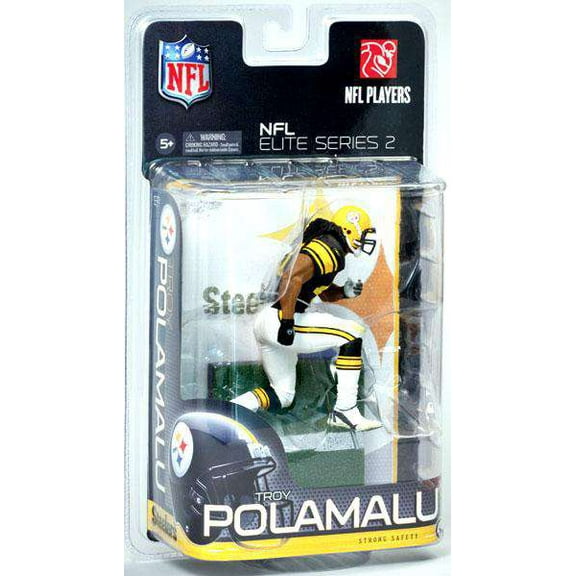McFarlane NFL Sports Picks Elite 2011 Series 2 Troy Polamalu Action Figure