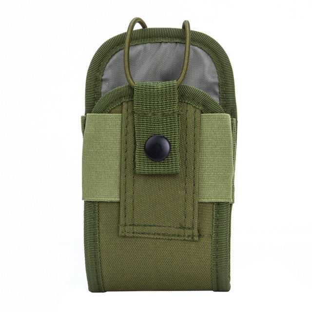 Para Radio Walkie Talkie Riñonera Bolsillo (verde)