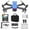 Blue, variant on Boys Gifts 16 Years Old New Foldable Drones Drone with Daul 4K HD FPV Camera Remote Control Toys Gifts for Boys Girls with Altitude Hold Headless Mode Start Speed Adjustment