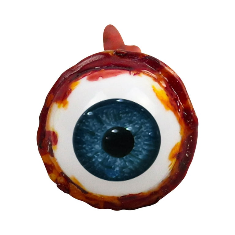 Bloody Eyeballs Latex Simulation Eyeball Halloween Horror Props Halloween  Eyeballs Bouncy Creepy Eye Balls For Kids1pcs)