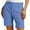 Sky Blue, variant on Aihuaihua 2026 Bermuda Shorts for Women Straight Leg High Waisted Chino Shorts Summer Vacation Outfits with Pockets
