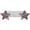 Colorful, variant on SeekLGT U Shape Hair Finishing Fixer Comb Hair Clips For Women, Flexible Stretchable Metal Grip Hair Combs Clips For Messy Buns Updo Styling, Star Rhinestone Hair Accessories, 1 pc
