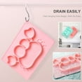 thumbnail image 6 of LNKOO Silicone Suction Toddler Plates Divided Complementary Food Placemat Suction Cup for Baby Children, Children DIY Plates,Divided Toddler Plates-First Foods + Self-Feeding, 6 of 8
