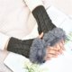 thumbnail image 2 of Guantes de mujer, guantes sin dedos de otoño, suaves, de moda para invierno, guantes a prueba de viento para Gris oscuro, 2 of 7