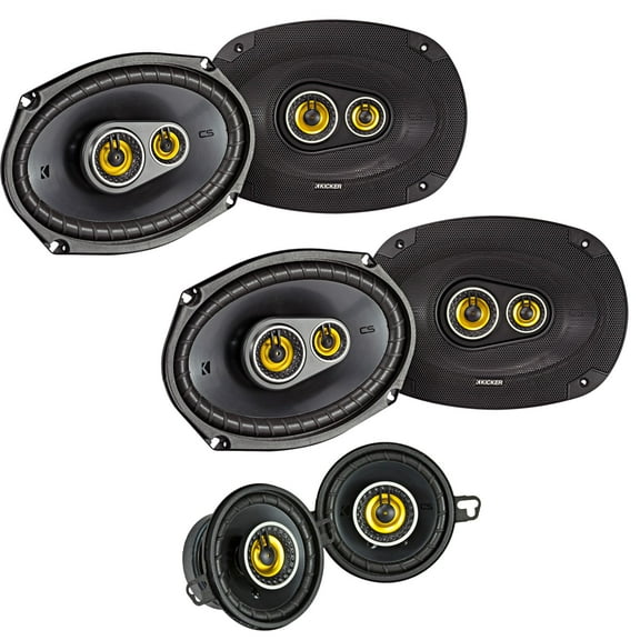 kicker for ram crew cab truck 2012 & up 43csc6934 6x9, 43csc354 3.5 inch speaker bundle