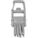 thumbnail image 4 of Keychain Multitool 12 in 1 Folding Stainless Steel Multi Tool Outdoor Screwdriver Bit, Portable Pocket Tool, 4 of 4