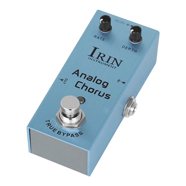 JShteea Pedal Efectos Guitarra Accesorios Efectores Guitarra Eléctrica Metal (azul)