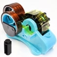 thumbnail image 3 of JUNWELL Semi-Automatic Blue Heat Tape Dispenser for Heat Press/Mug Press Machine - PreCut 1.4‘‘ Pieces  Multiple Roll Cut  1+3‘‘ Core  with Compartment Slots, 3 of 7