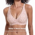 thumbnail image 3 of VRCOMFY Plus Size Wireless Bra for Women, Everyday Wear Push Up Full Coverage Bra, Comfortable Underwire-Free Bra with Breathable Fabric  Wide Side Wings, 3 of 6