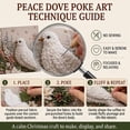 thumbnail image 4 of Poke Art Kit for Adults, 3D Christmas Fabric Poke Art Kit, Handmade Fabric Poke Art Kit, Vintage Holiday Handmade Decoration,DIY Christmas Craft Kit for Adults & Beginner, 4 of 7