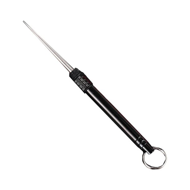 Ounissouiy Fruit Stick Multifuncional Food Picks Herramienta de limpieza Llavero Camping Palillo de Travel Multi-Tool para BBQ Black Type1 NO1