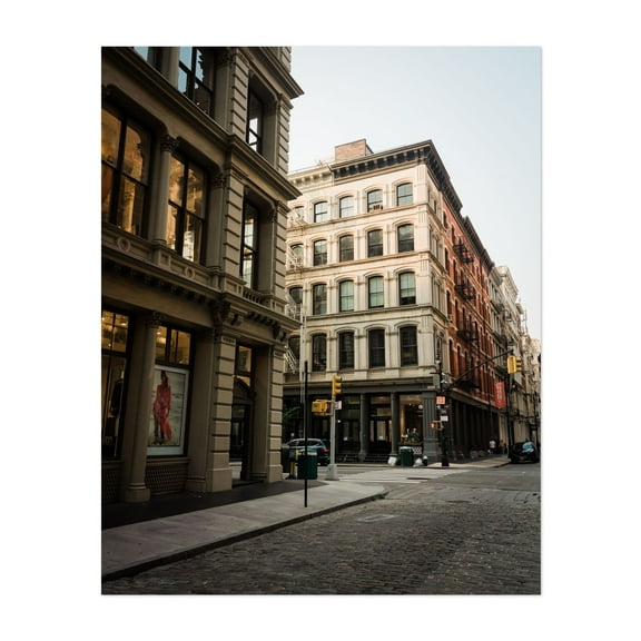Broome & Mercer, Soho - Manhattan New York Photography Unframed Wall Art Print 8 x 10 inches