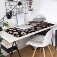 thumbnail image 5 of Rose Gold Leopard Print Animal Cheetah Large Gaming Mouse Pad Big Mousepad Mice Keyboard Mat with Non-Slip Rubber Base for Computer Laptop Home & Office, 31.5 X 15.7 inch, 5 of 6