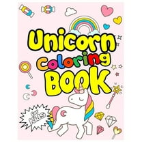Unicorn Coloring Book for Kids : 50 Unicorn Drawings! Perfect for Kids ages 3-8 (Paperback)