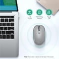 thumbnail image 6 of Wireless Mouse, 2.4G Quiet Computer Mouse with USB Receiver, 4 Buttons Portable Cordless Mice for Chromebook, Laptop, PC, Mac, 800/1200/1600 DPI, 6 of 8