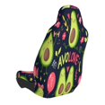 thumbnail image 2 of Wukai Avocado Love Full Set Car Seat Covers with Soft Padding Universal Auto Front Seats Protector and Cushion Mat, 2 of 5