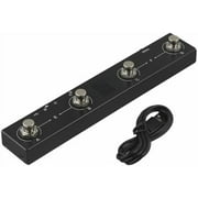 Portable Chocolate MIDI Controller For M-VAVE Rechargeable MIDI Footswitch Controller 4 Buttons Pedal$$Music