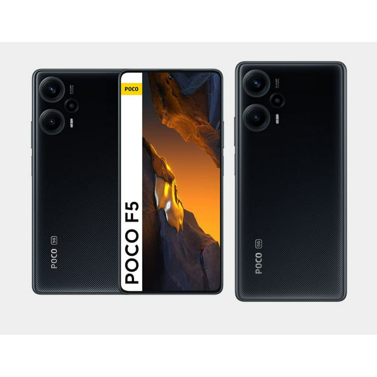 Xiaomi Poco F5 5G Dual SIM 256GB ROM 12GB RAM GSM Unlocked - Black
