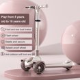 thumbnail image 3 of SHUWND Foldable Kick Scooter with Handbrake, 3 Wheel Adjustable Height Scooter with 2 Brake, 3 of 8