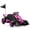Pink, variant on Goldensoil 24V Electric Drift Go Kart for Kids 6-12,Adjustable Seat, 8.5MPH,EVA Wheels,Green