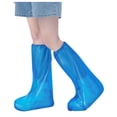 thumbnail image 5 of Shoe Covers Disposable Non Slip - Pack of 10(5 Pairs), Waterproof Shoe Booties Covers Blue One Size, 5 of 8